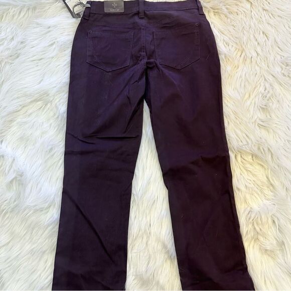NYDJ Samantha Slim Jeans Sz OP Not Your Daughter's Jeans Merlot Nordstrom NWT - Picture 9 of 14